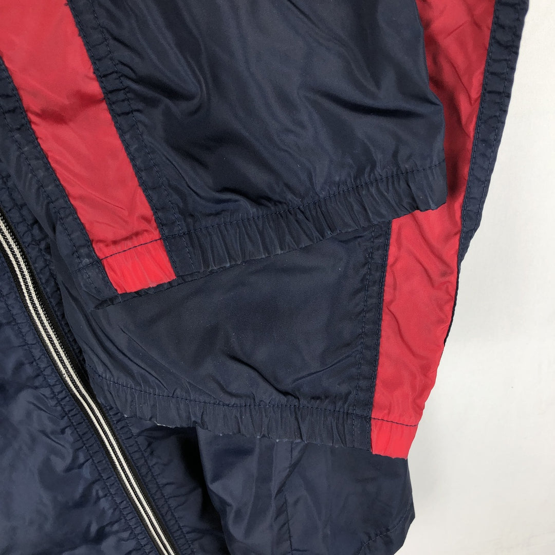 Nike collared windbreaker, men's size L (approx.) polyester navy blue type Vintage Second Hand
