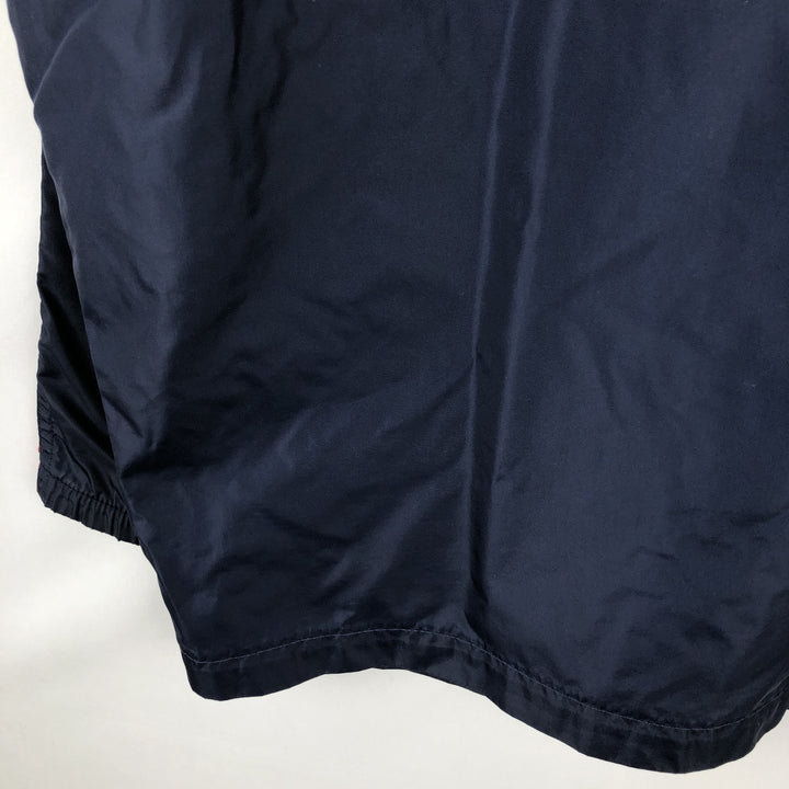 Nike collared windbreaker, men's size L (approx.) polyester navy blue type Vintage Second Hand