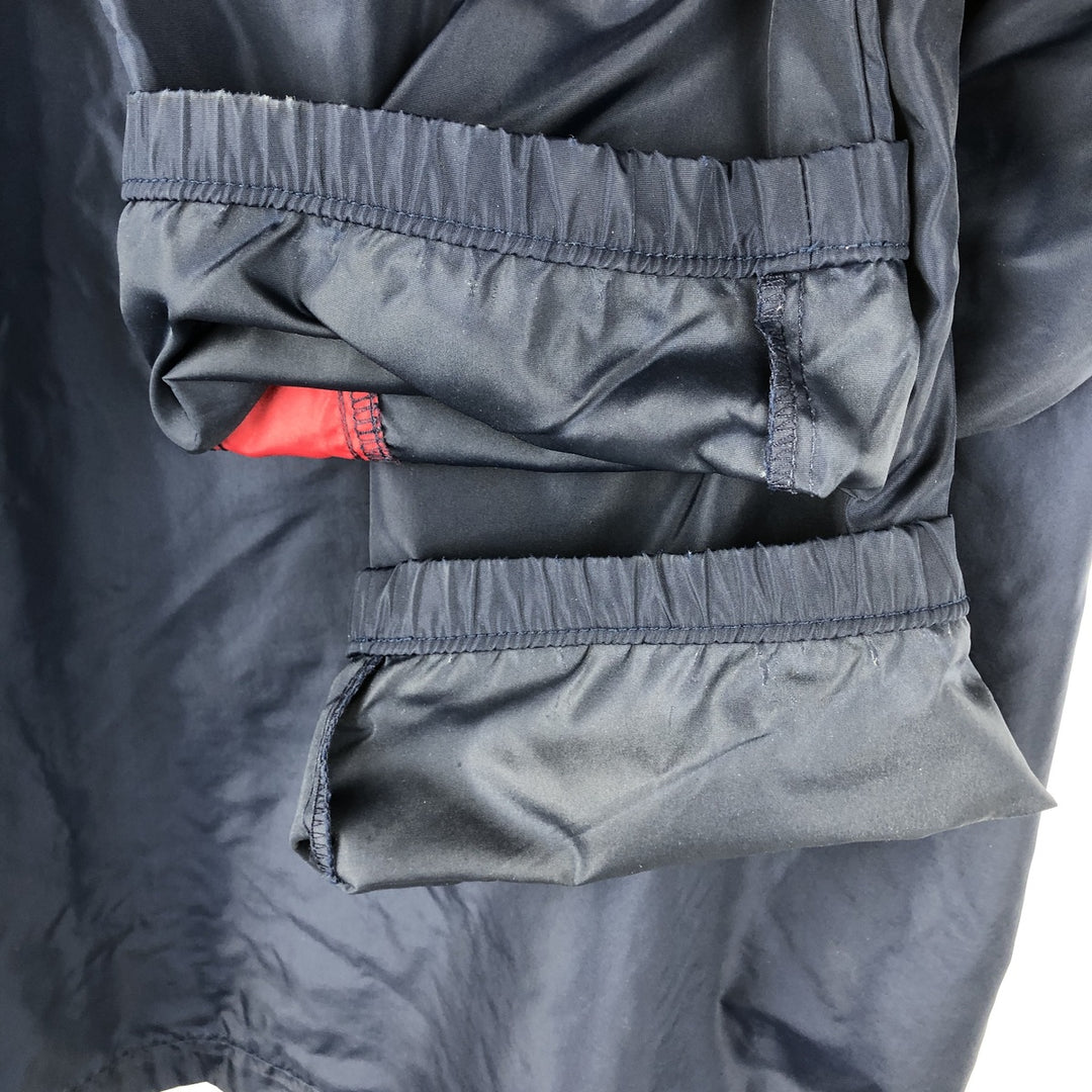 Nike collared windbreaker, men's size L (approx.) polyester navy blue type Vintage Second Hand