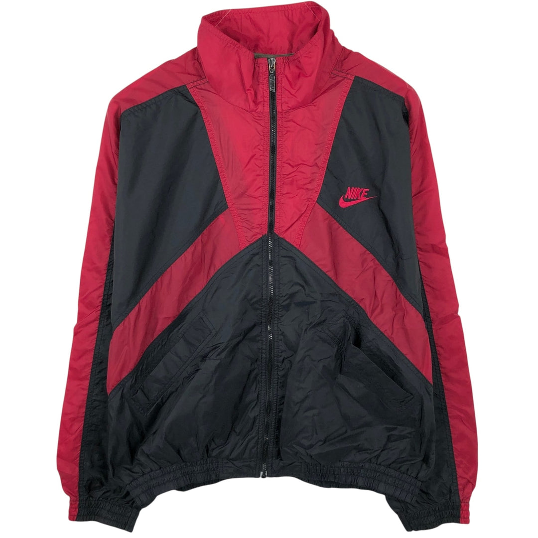 Nike Nylon Jacket, Men's Size L Nylon red type Vintage Second Hand