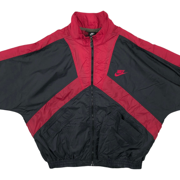Nike Nylon Jacket, Men's Size L Nylon red type Vintage Second Hand
