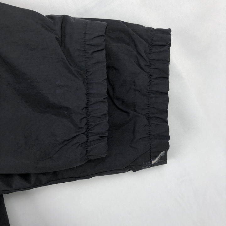 90'S Nike Back Logo Padded Hoodie Puffer Jacket Men's XXL (approx.) Vintage Nylon black type Vintage Second Hand