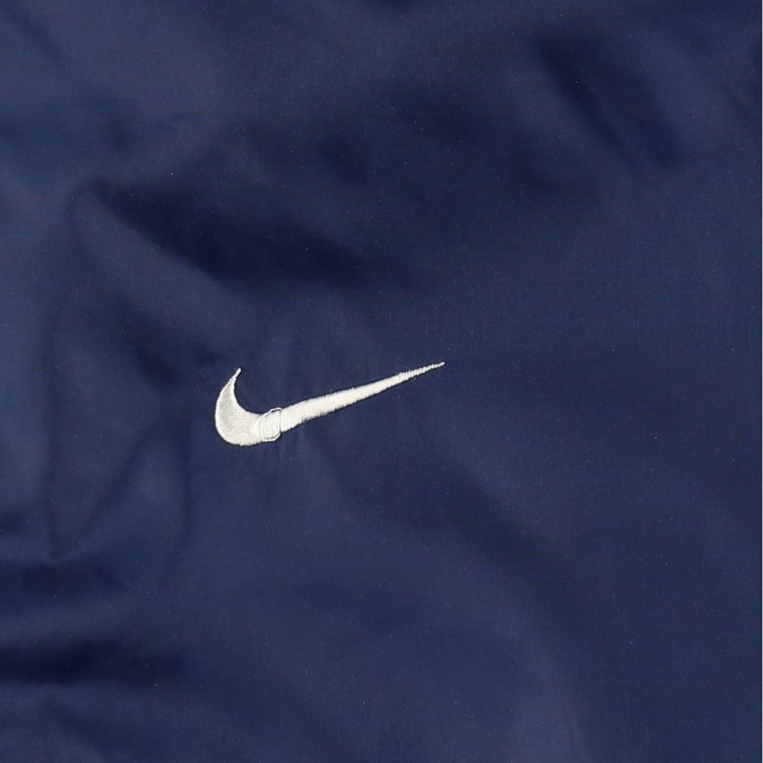 90'S Nike NIKE nylon hoodie, men's XL size, vintage Nylon navy blue type Vintage Second Hand