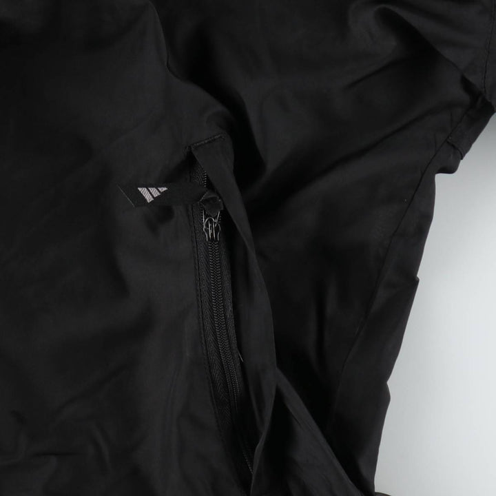 90'S Adidas hooded warm-up pullover, men's size L equivalent, vintage. polyester black type Vintage Second Hand