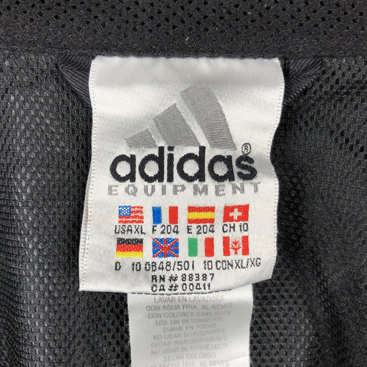 90'S Adidas Equipment nylon jacket, men's size XL equivalent, vintage. Nylon black type Vintage Second Hand