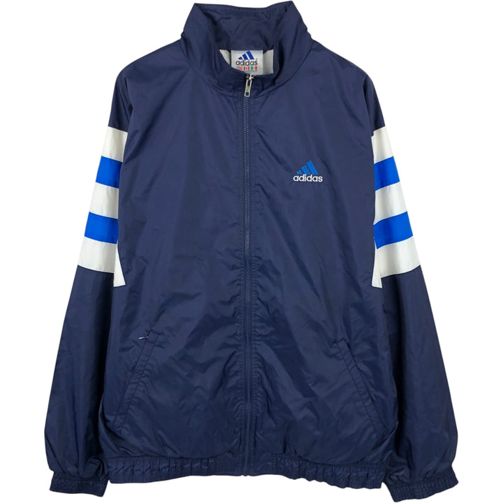 Vintage 90s-00'S Adidas nylon jacket, men's size XL Nylon navy blue type Vintage Second Hand