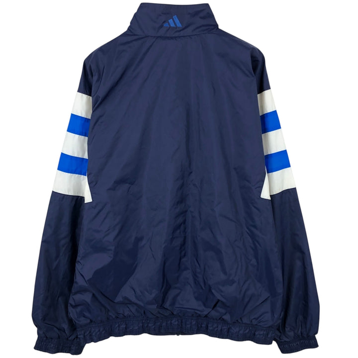 Vintage 90s-00'S Adidas nylon jacket, men's size XL Nylon navy blue type Vintage Second Hand