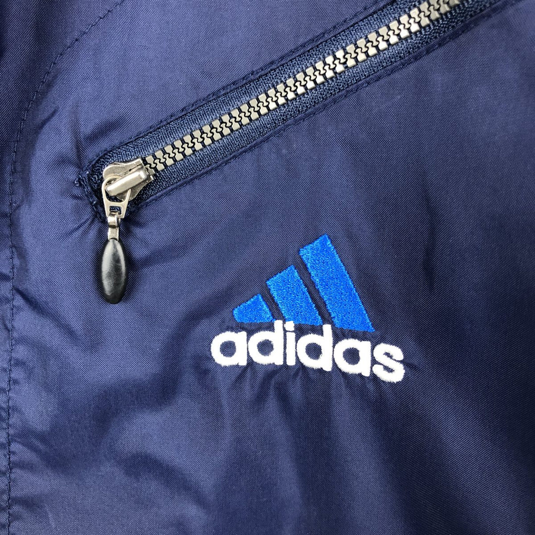 90s-00'S Adidas half-zip warm-up pullover, men's size L (approx.) unclear navy blue type Vintage Second Hand