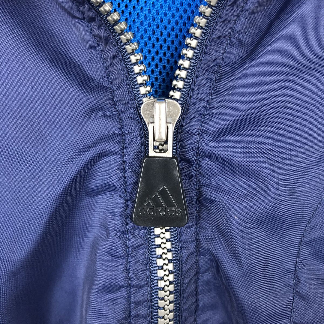 90s-00'S Adidas half-zip warm-up pullover, men's size L (approx.) unclear navy blue type Vintage Second Hand