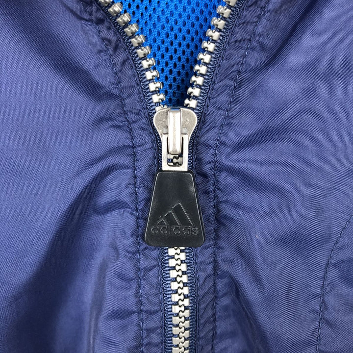 90s-00'S Adidas half-zip warm-up pullover, men's size L (approx.) unclear navy blue type Vintage Second Hand