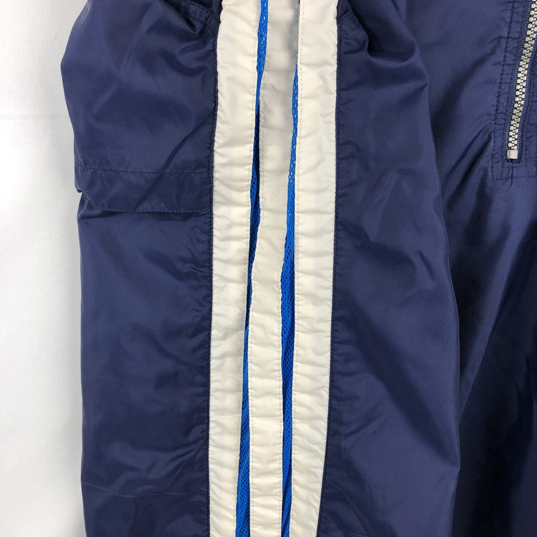 90s-00'S Adidas half-zip warm-up pullover, men's size L (approx.) unclear navy blue type Vintage Second Hand