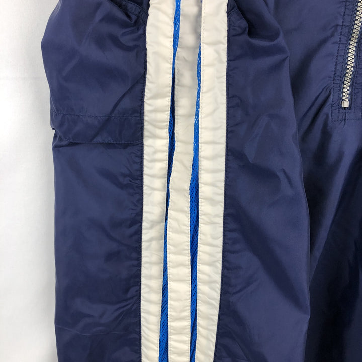 90s-00'S Adidas half-zip warm-up pullover, men's size L (approx.) unclear navy blue type Vintage Second Hand
