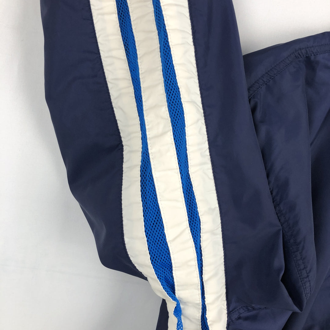 90s-00'S Adidas half-zip warm-up pullover, men's size L (approx.) unclear navy blue type Vintage Second Hand