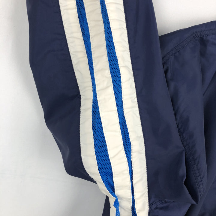 90s-00'S Adidas half-zip warm-up pullover, men's size L (approx.) unclear navy blue type Vintage Second Hand