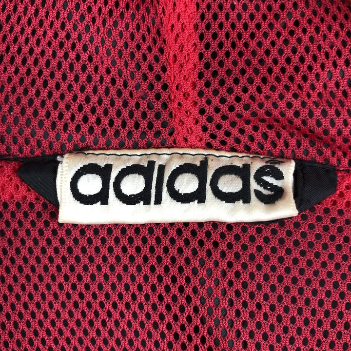 Vintage 90'S Adidas hooded windbreaker, men's size XL equivalent. unclear black type Vintage Second Hand