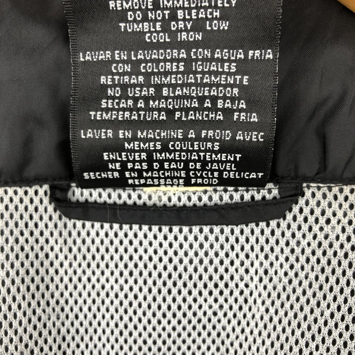 Vintage 80s-90'S Adidas nylon jacket with back logo, size L, men's Nylon black type Vintage Second Hand