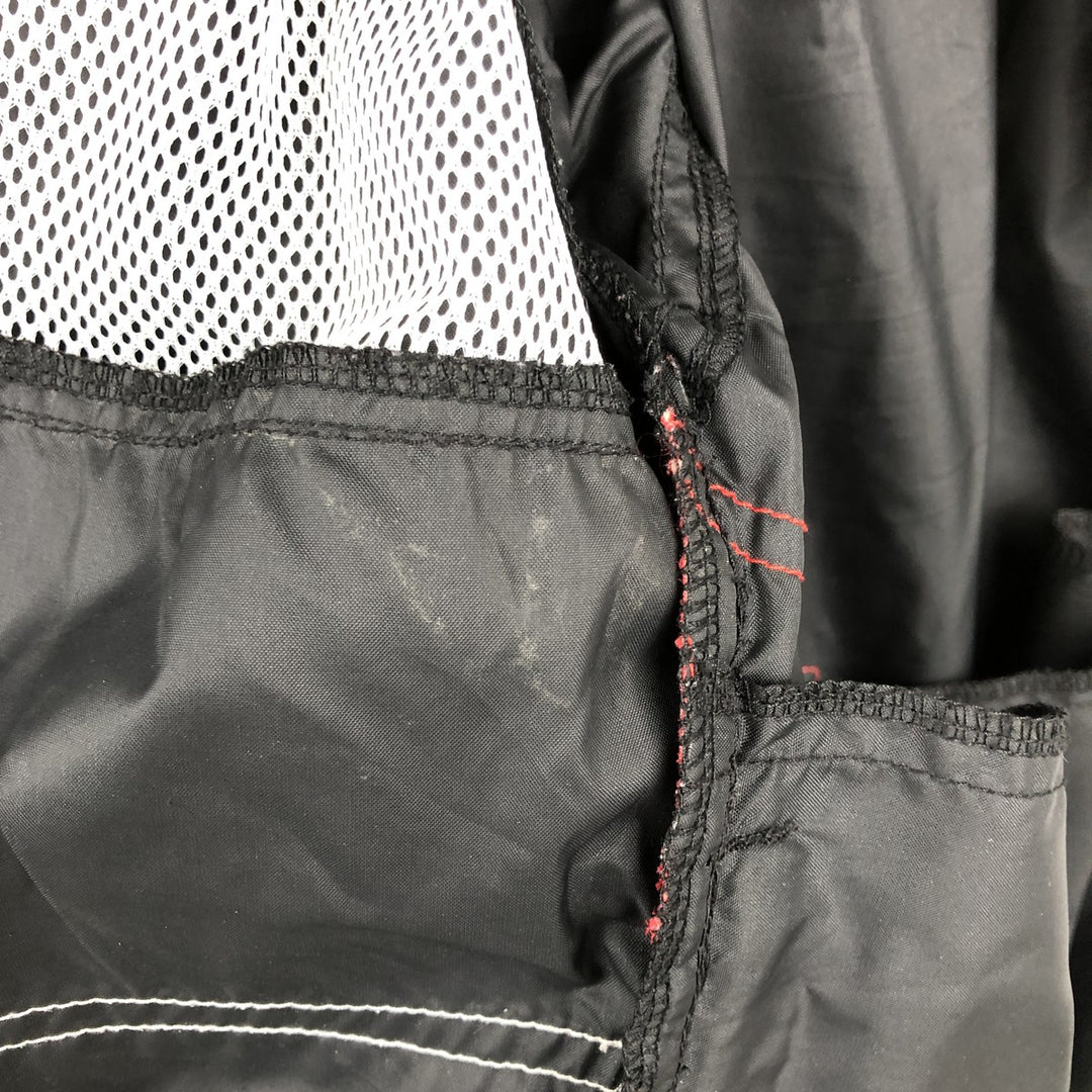 Vintage 80s-90'S Adidas nylon jacket with back logo, size L, men's Nylon black type Vintage Second Hand