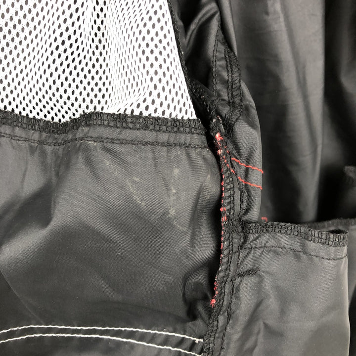 Vintage 80s-90'S Adidas nylon jacket with back logo, size L, men's Nylon black type Vintage Second Hand