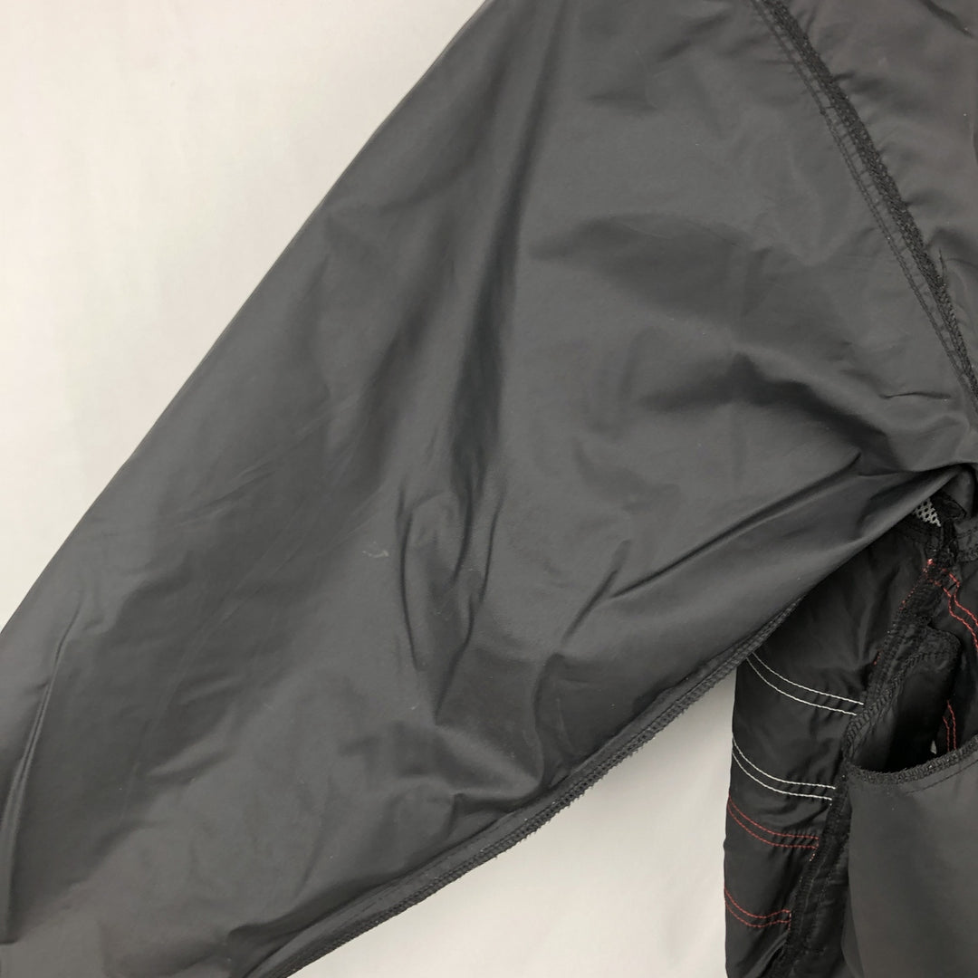 Vintage 80s-90'S Adidas nylon jacket with back logo, size L, men's Nylon black type Vintage Second Hand