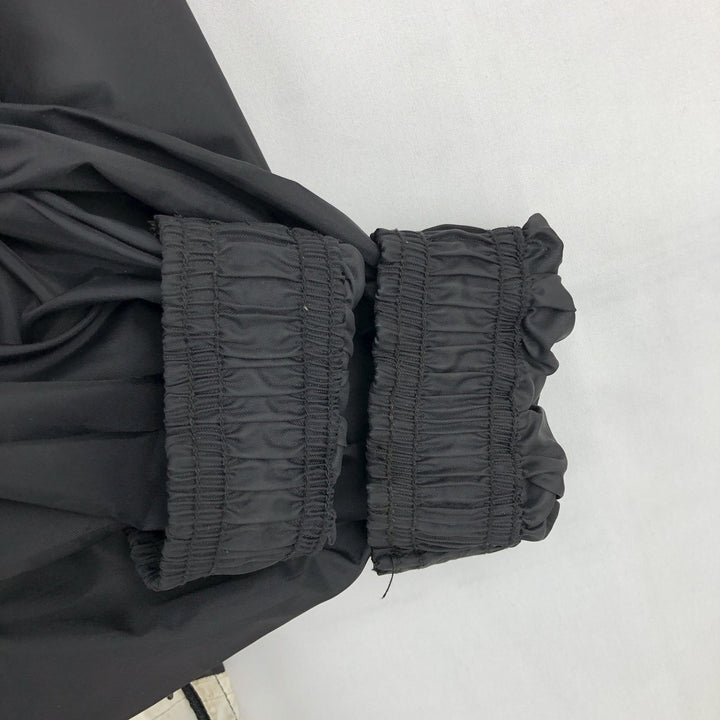 Vintage 80s-90'S Adidas nylon jacket with back logo, size L, men's Nylon black type Vintage Second Hand