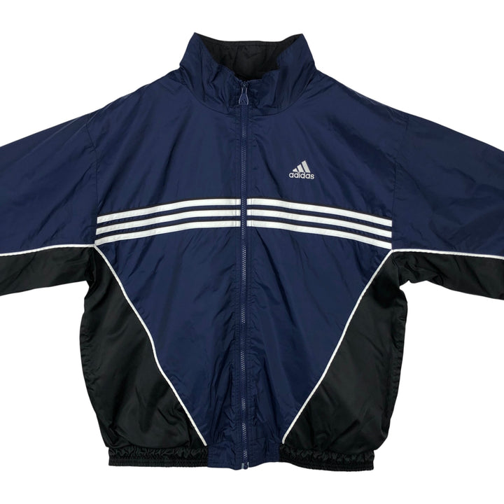 90s~00'S Adidas nylon jacket, men's size M Nylon navy blue type Vintage Second Hand