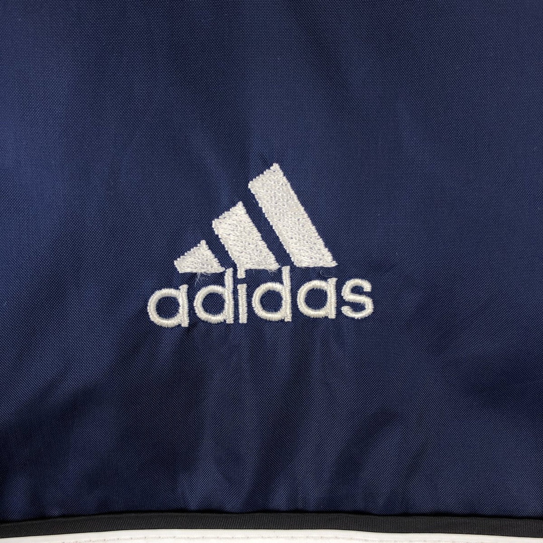 90s~00'S Adidas nylon jacket, men's size M Nylon navy blue type Vintage Second Hand