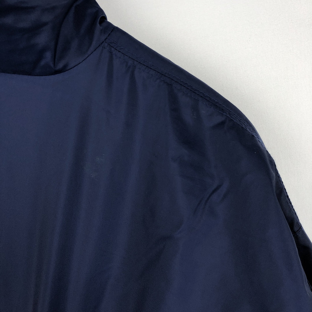 90s~00'S Adidas nylon jacket, men's size M Nylon navy blue type Vintage Second Hand