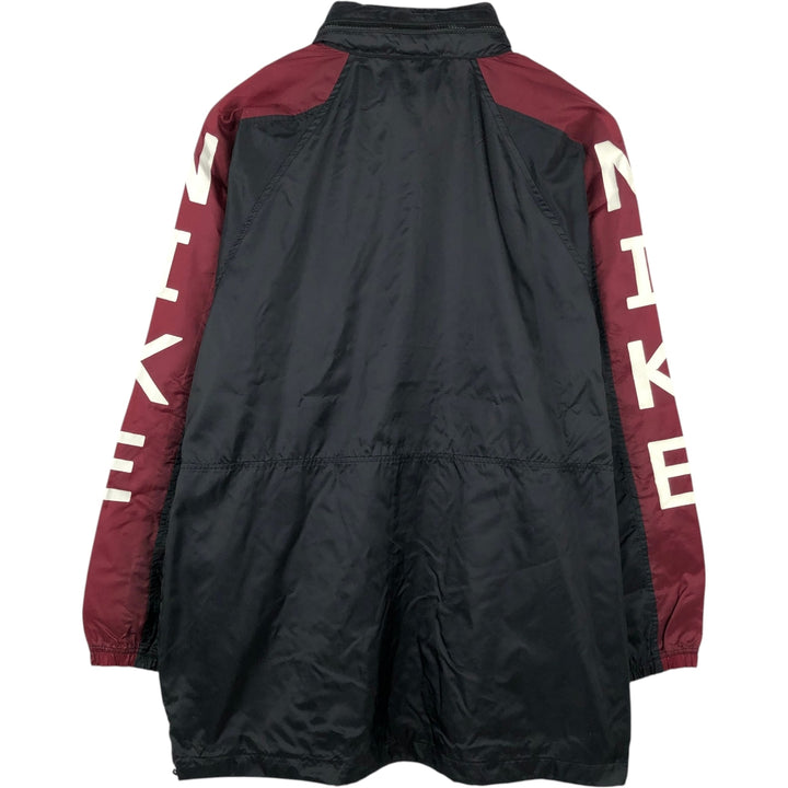 90'S Vintage Nike Anorak Jacket, Men's Size L Nylon black type Vintage Second Hand