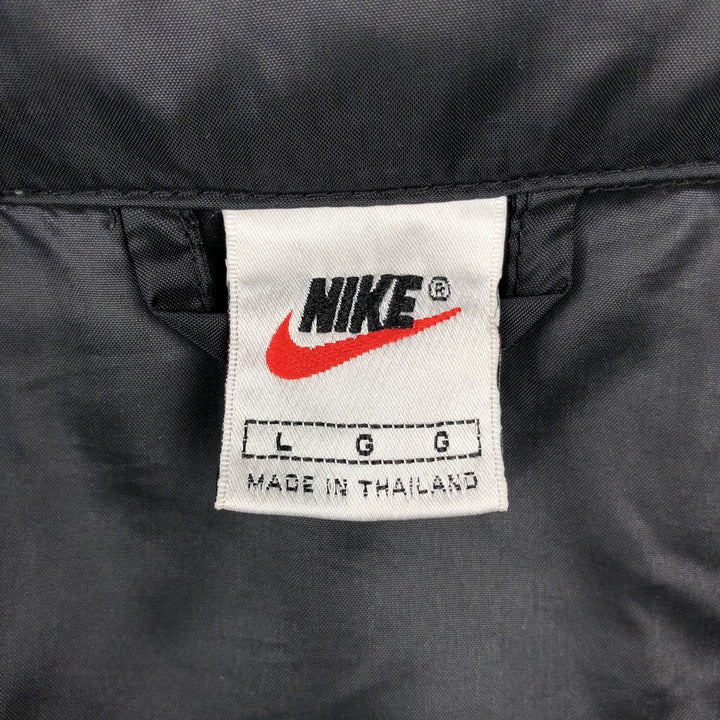90'S Vintage Nike Anorak Jacket, Men's Size L Nylon black type Vintage Second Hand