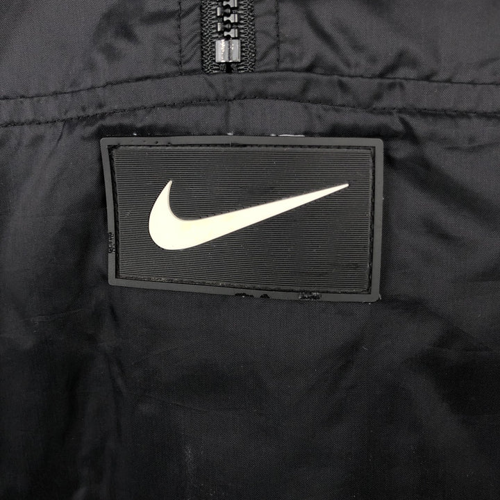 90'S Vintage Nike Anorak Jacket, Men's Size L Nylon black type Vintage Second Hand