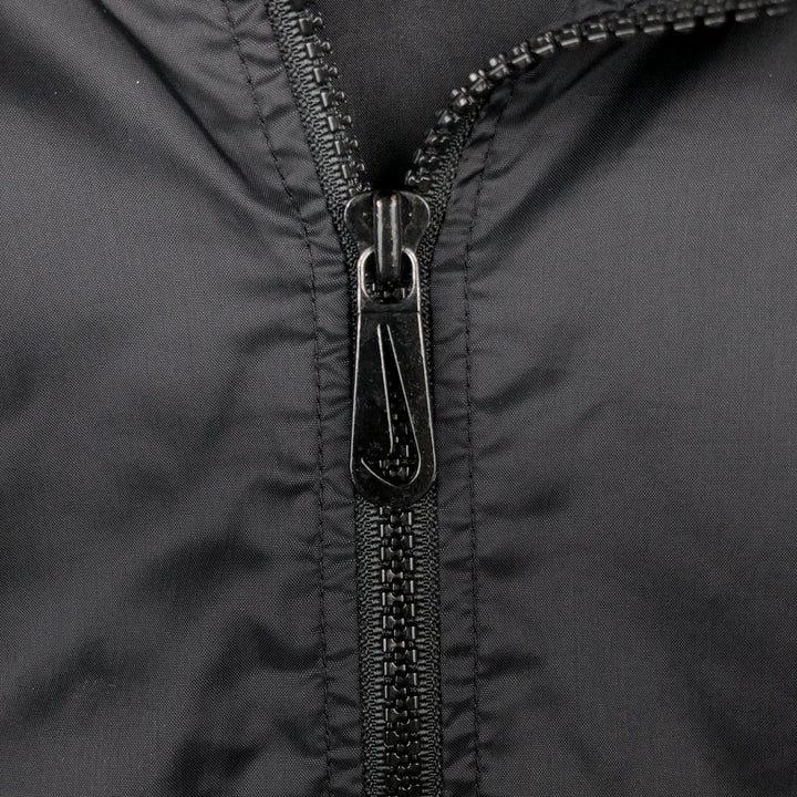 90'S Vintage Nike Anorak Jacket, Men's Size L Nylon black type Vintage Second Hand