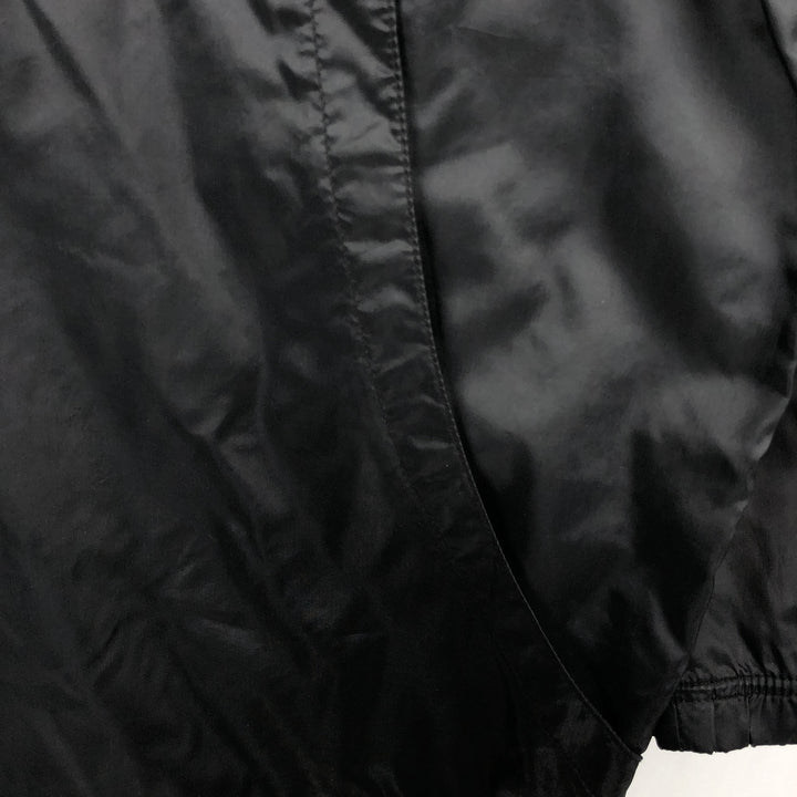 90'S Vintage Nike Anorak Jacket, Men's Size L Nylon black type Vintage Second Hand
