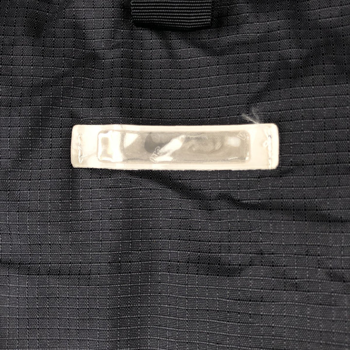 90'S Nike Half-Zip Ripstop Nylon Hoodie, Men's XXL equivalent, Vintage Nylon black type Vintage Second Hand
