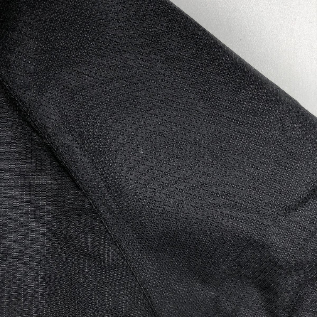 90'S Nike Half-Zip Ripstop Nylon Hoodie, Men's XXL equivalent, Vintage Nylon black type Vintage Second Hand