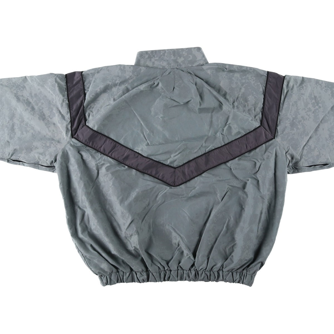 US Army SKILCRAFT PFU Training Jacket, ACU Digital Camo Nylon Jacket, Made in USA, Large Size Nylon gray type Vintage Second Hand