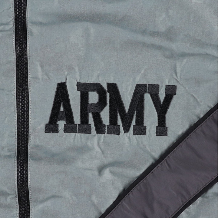 US Army SKILCRAFT PFU Training Jacket, ACU Digital Camo Nylon Jacket, Made in USA, Large Size Nylon gray type Vintage Second Hand