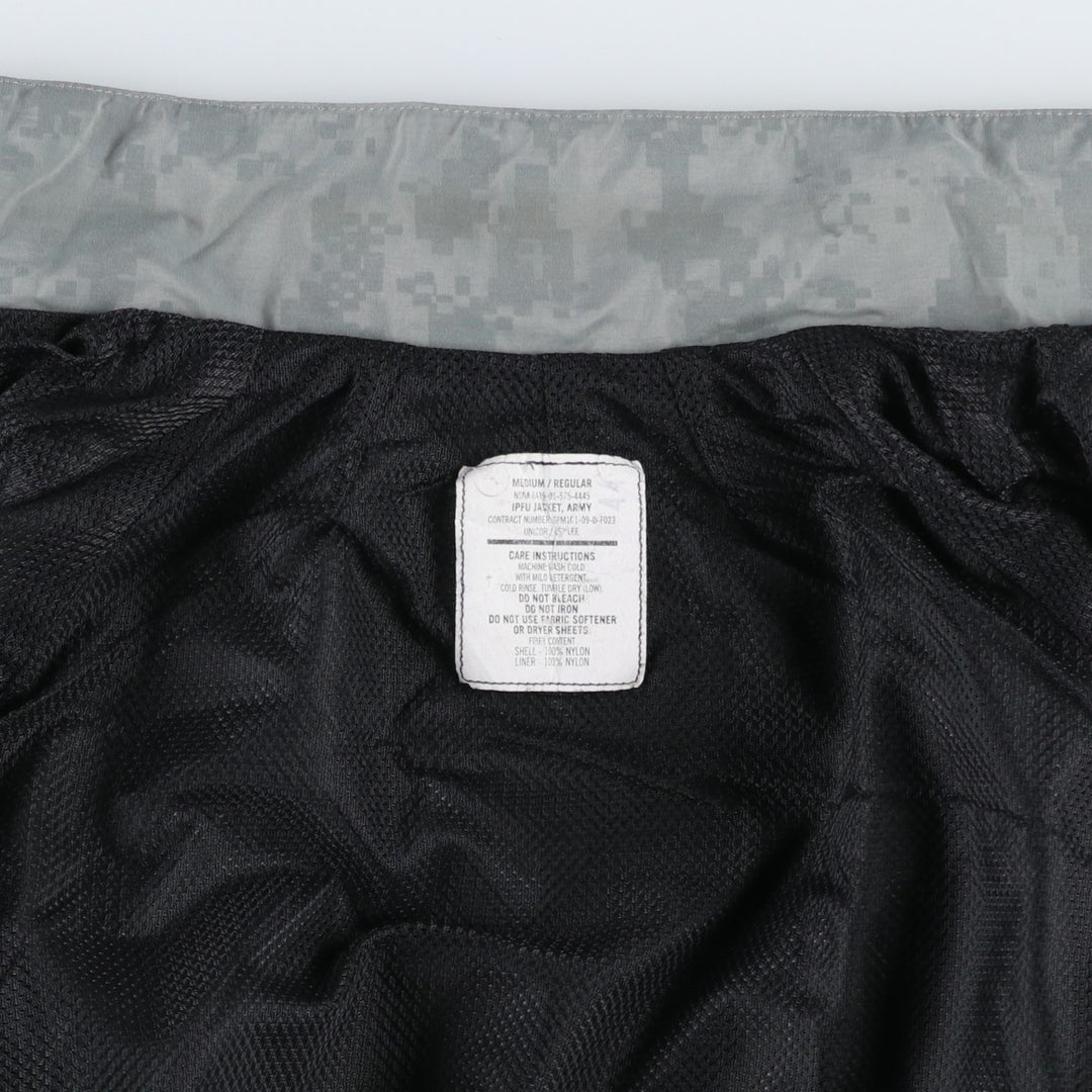 Authentic US Army IPFU Training Jacket, ACU, Digital Camo, Nylon Jacket, Made in USA, Medium, from the 2000s Nylon gray type Vintage Second Hand