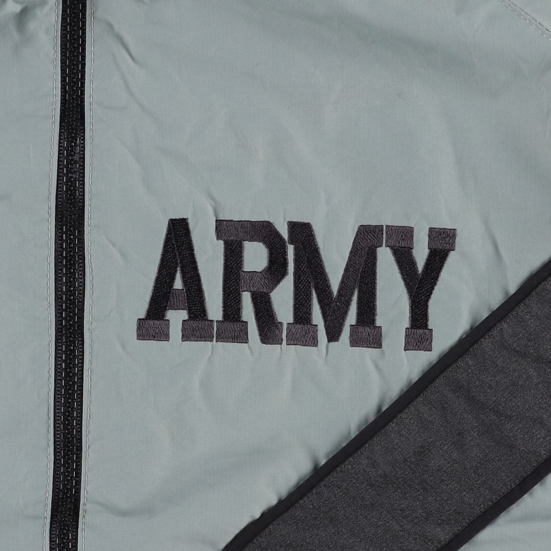 2000'S US Army PFU Training Jacket, Nylon Jacket, Made in USA, Size Small Nylon gray type Vintage Second Hand