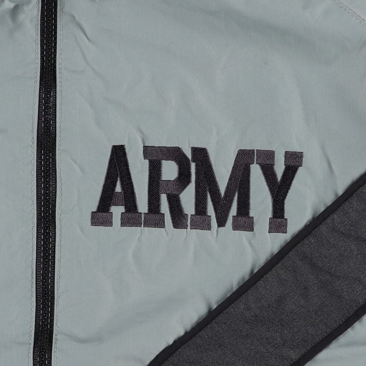 2000'S US Army PFU Training Jacket, Nylon Jacket, Made in USA, Size Small Nylon gray type Vintage Second Hand