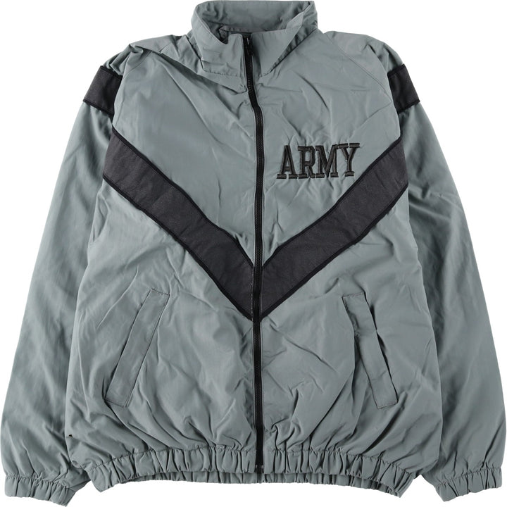 Authentic US Army IPFU training jacket from the 2000s, made in the USA, size LARGE-REGULAR, men's size L. Nylon gray type Vintage Second Hand