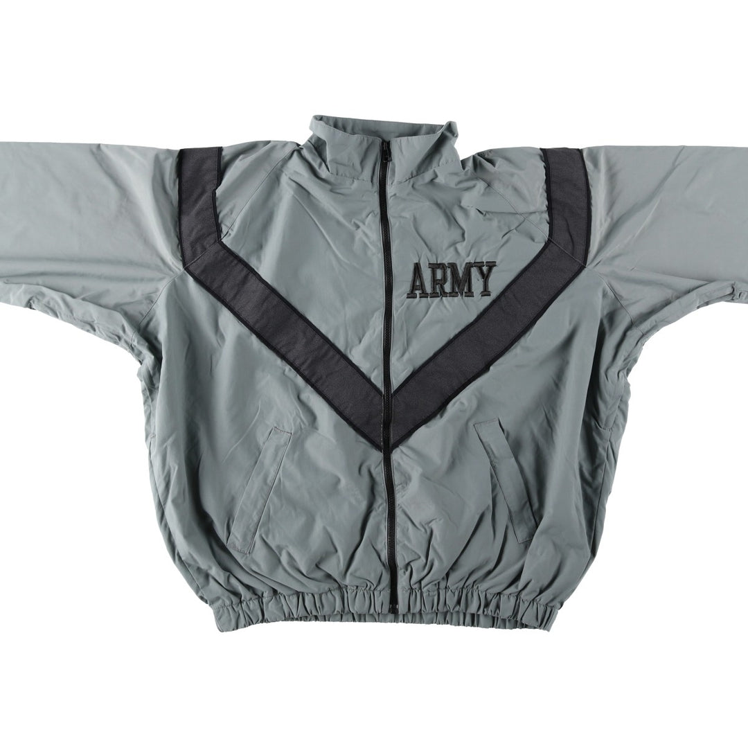 Authentic US Army IPFU training jacket from the 2000s, made in the USA, size LARGE-REGULAR, men's size L. Nylon gray type Vintage Second Hand