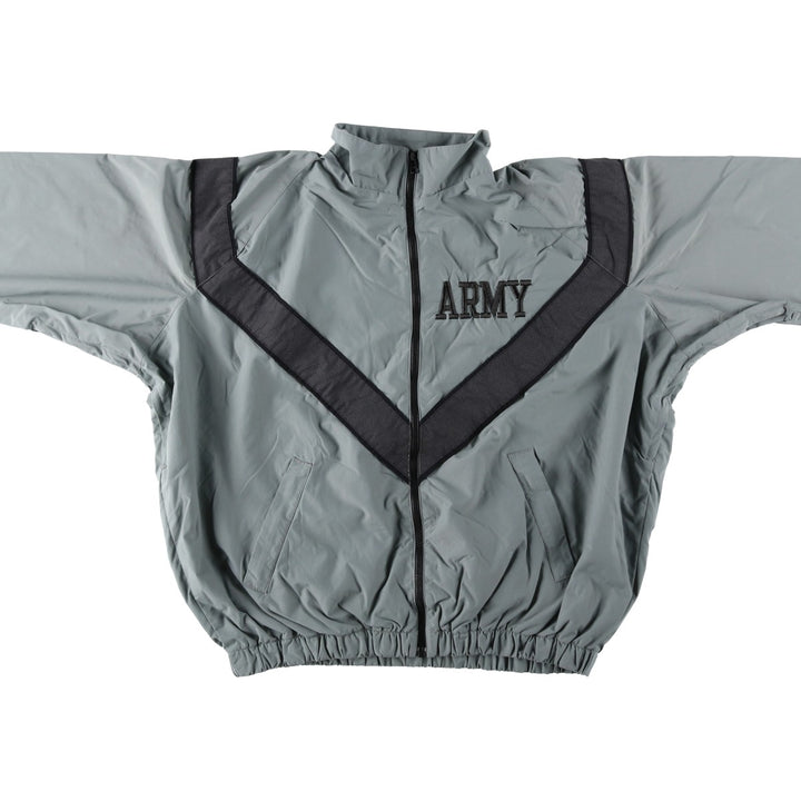 Authentic US Army IPFU training jacket from the 2000s, made in the USA, size LARGE-REGULAR, men's size L. Nylon gray type Vintage Second Hand