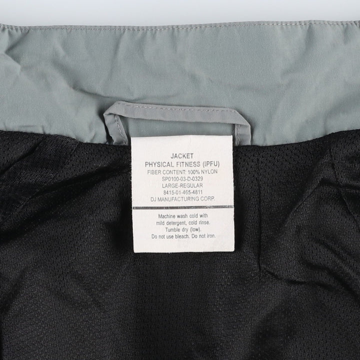Authentic US Army IPFU training jacket from the 2000s, made in the USA, size LARGE-REGULAR, men's size L. Nylon gray type Vintage Second Hand