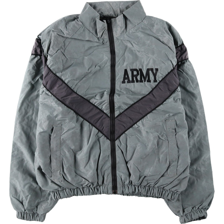 Genuine US Army IPFU Training Jacket, Camouflage Pattern ACU Digital Camo Nylon Jacket, Made in USA, Medium Size Nylon gray type Vintage Second Hand