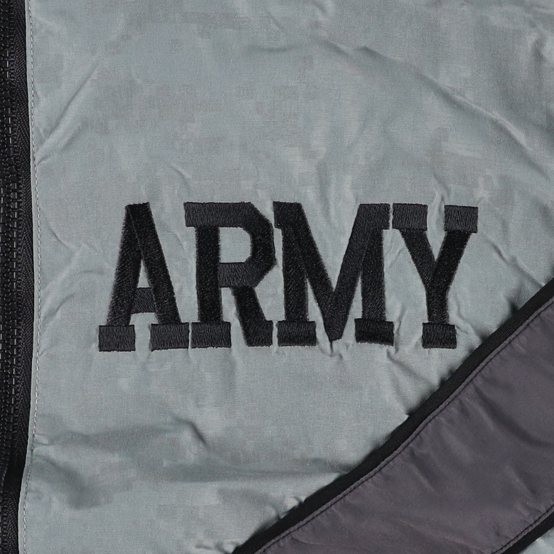 Genuine US Army IPFU Training Jacket, Camouflage Pattern ACU Digital Camo Nylon Jacket, Made in USA, Medium Size Nylon gray type Vintage Second Hand
