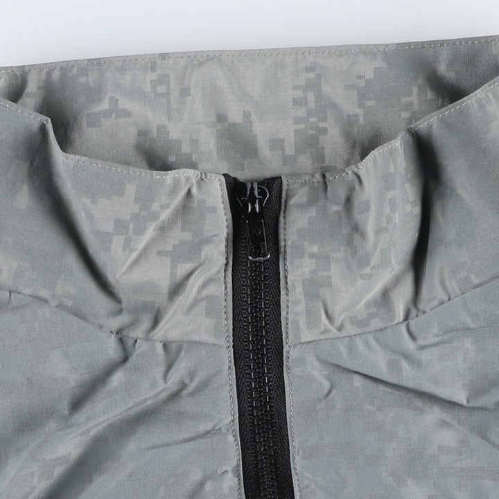Genuine US Army IPFU Training Jacket, Camouflage Pattern ACU Digital Camo Nylon Jacket, Made in USA, Medium Size Nylon gray type Vintage Second Hand