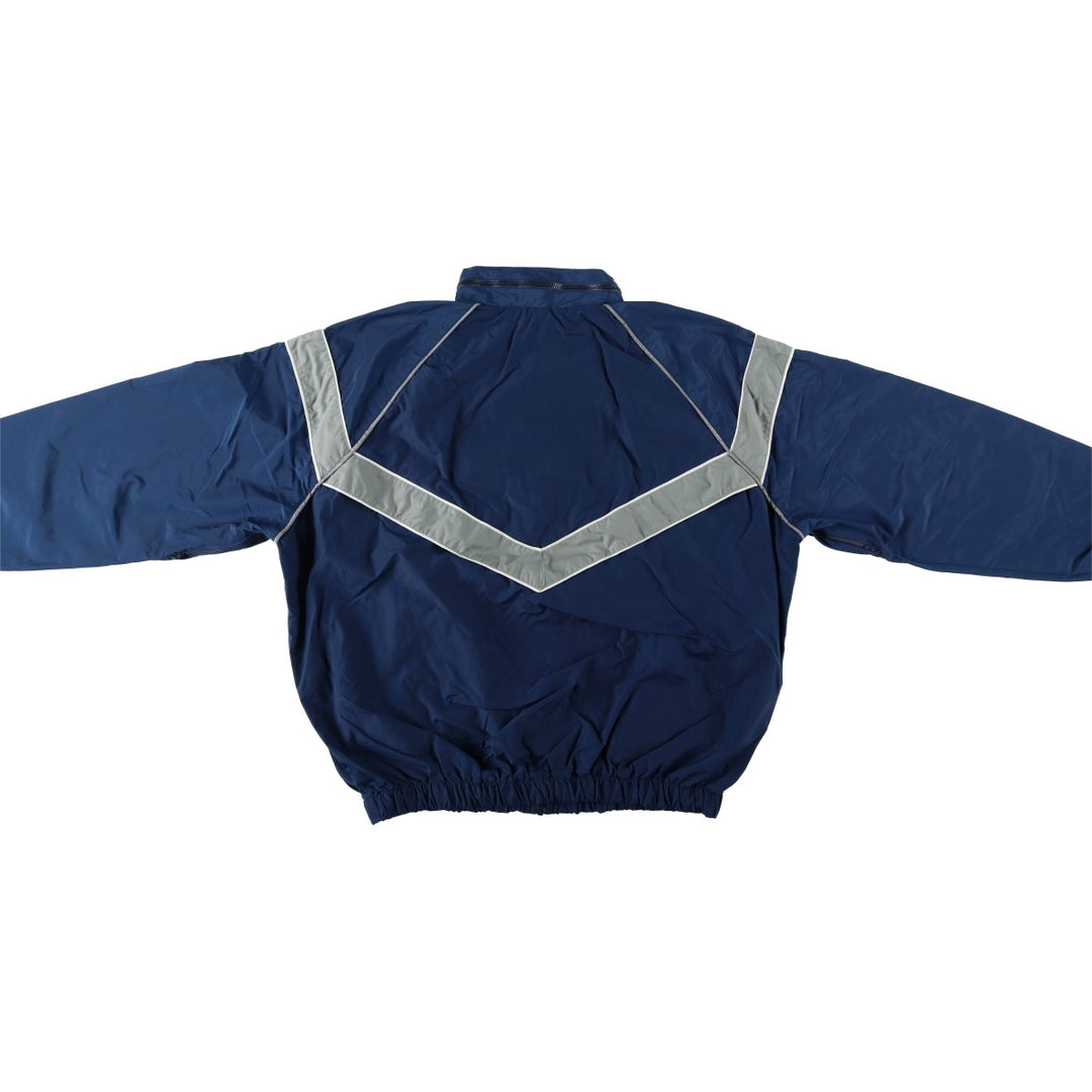 00'S US Military USAIR FORCE SKILCRAFT PTU Training Jacket Nylon Jacket Made in USA X-LARGE Nylon navy blue type Vintage Second Hand