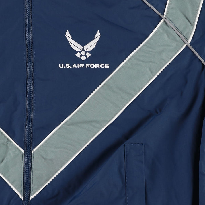 Genuine US military USAIR FORCE SKILCRAFT PTU training jacket, nylon jacket, made in USA, MEDIUM Nylon navy blue type Vintage Second Hand