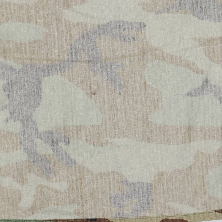 1990'S US Military Issue Camouflage Pattern Woodland Camo Ripstop Military Combat Jacket, Medium-Regular (Men's Size M) Nylon Khaki type Vintage Second Hand