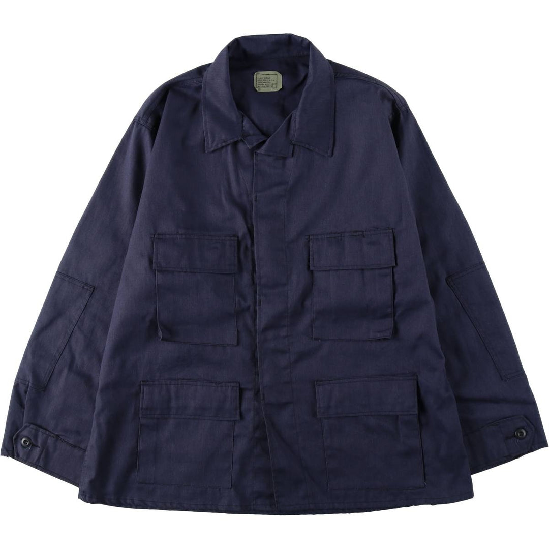 US Military BDU Jacket, X-LARGE REGULAR (equivalent to men's XL) cotton navy blue type Vintage Second Hand